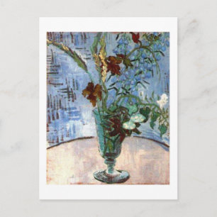 Glas mit wilden Blume, Van Gogh Fine Art Postkarte