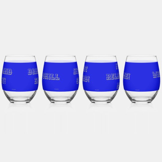 GLAS MIT WORTEN (Rechts)