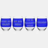 GLAS MIT WORTEN (Vorderseite)