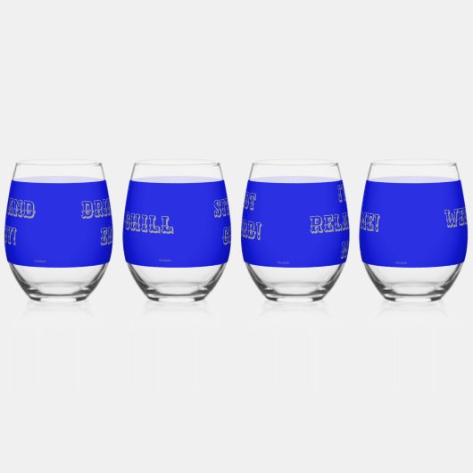 GLAS MIT WORTEN (Rechts)