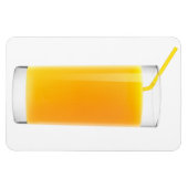 Glas Orangensaft Magnet (Horizontal)