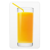 Glas Orangensaft Magnet (Vertikal)
