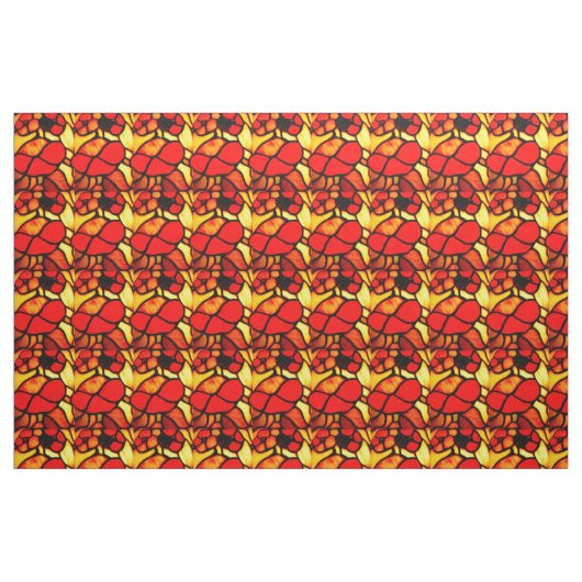 GLAS-PATTERN STOFF (Fat Quarter (45,7 x 55,9 cm))