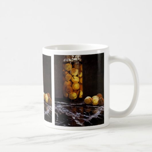 Glas Pfirsiche Kaffeetasse (Rechts)