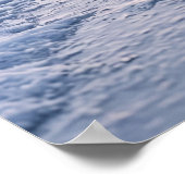 Glas Pinguin Eis Horizont Poster (Ecke)