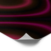 Glas | Rainbow Fraktal Art Poster (Ecke)
