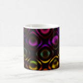 Glas | Rainbow Fraktal Art Wrap Kaffeetasse (Mittel)
