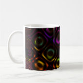 Glas | Rainbow Fraktal Art Wrap Kaffeetasse (Links)