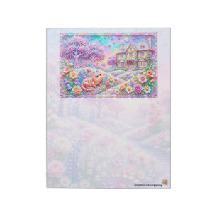 Glas-Salamander-Notizblock Notizblock