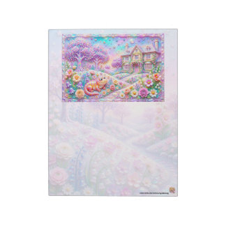 Glas-Salamander-Notizblock Notizblock