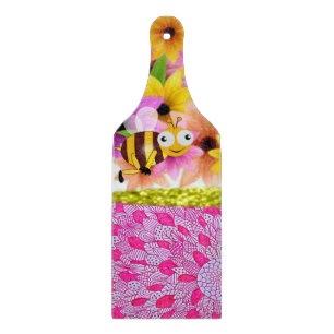 Glas Schneidbrett Blumenmuster Schneidebrett