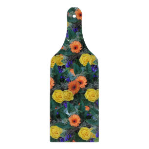Glas Schneidbrett Floral Schneidebrett