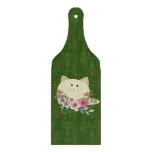 Glas Schneidbrett Katze Miauen Schneidebrett