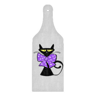 Glas Schneidbrett Katze Miauen Schneidebrett