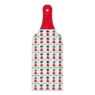 Glas Schneidbrett Mahjong Schneidebrett