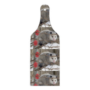 Glas Schneidbrett Opossum Natur Schneidebrett