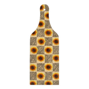 Glas Schneidbrett Sonnenblume Schneidebrett