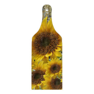 Glas Schneidbrett Sonnenblume Schneidebrett