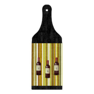 Glas Schneidbrett Streifen Wein Schneidebrett