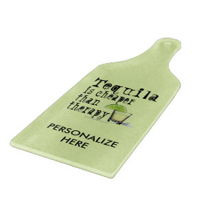 GLAS SCHNEIDBRETT, TEQUILA, BILLIGER ALS THERAPIE SCHNEIDEBRETT