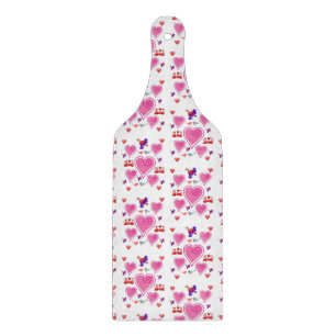 Glas Schneidbrett Valentinstag Schneidebrett