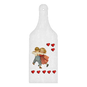 Glas Schneidbrett Valentinstag Schneidebrett