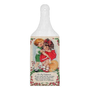 Glas Schneidbrett Valentinstag Schneidebrett