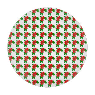 Glas Schneidbrett Weihnachtssterne Schneidebrett