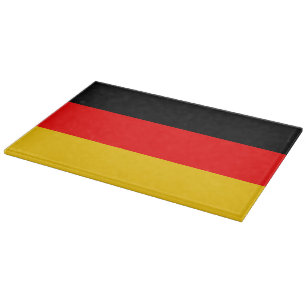 Glas Schneidebrett Deutschland Fahne