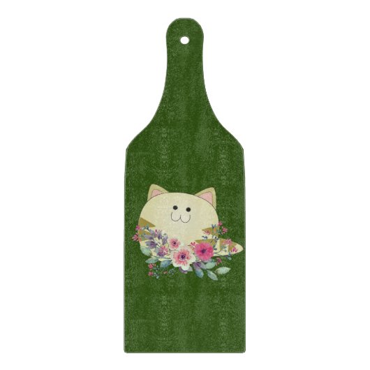 Glas-Schneidebrett KatzenMeow Schneidebrett (Vorderseite)