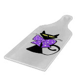 Glas-Schneidebrett KatzenMeow Schneidebrett (Ecke)