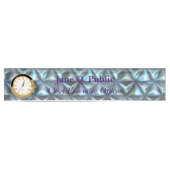 Glas-Schreibtisch-Nummernschild Namensplakette (Vorderseite)