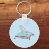 Glas-Schuh-Anhänger Schlüsselanhänger (Vorderseite)