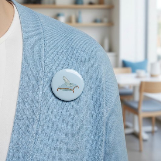 Glas-Schuh Button