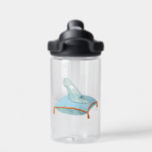 Glas-Schuh Trinkflasche (Rückseite)