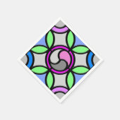 GLAS SERVIETTE (Ecke)