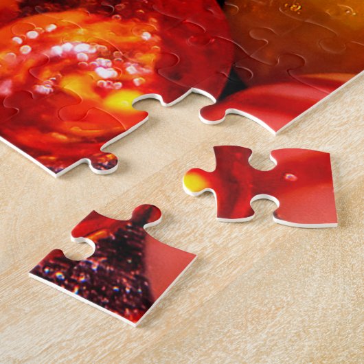 Glas spielt Marmor farbenfroh Puzzle (Seite)