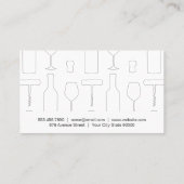 Glas-Splash Visitenkarte (Rückseite)