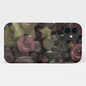 Glas, Sterne, Blume, Keramik Case-Mate iPhone Hülle (Rückseite (Horizontal))