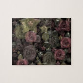 Glas, Sterne, Blume, Keramik Puzzle (Horizontal)