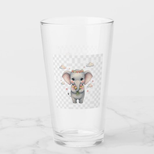 Glas Tasse (Vorderseite)