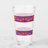 Glas Tasse : Abstrakte Gestaltung (Rückseite)