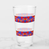 Glas Tasse : Abstrakte Gestaltung (Vorderseite)