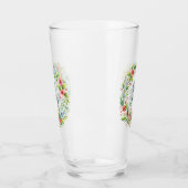 Glas-Tasse - Frühlingsblumen-Trinkglas Glas (Links)