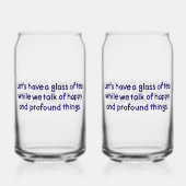 Glas Tee Glas (Rückseite)