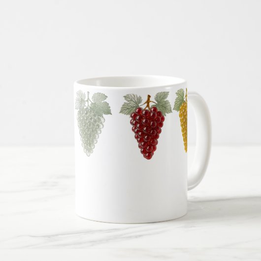 Glas-Traubencluster Kaffeetasse (VorderseiteRechts)