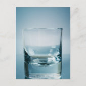 Glas trinken. Schöne Kunst Postkarte (Vorderseite)