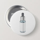 Glas-Tropfflasche mit Pipette Button (Vorne & Hinten)