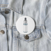 Glas-Tropfflasche mit Pipette Button (Beispiel)