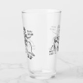 Glas Tumbler Ritter und Ross (Rechts)